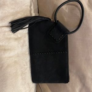 Hobo Suede Clutch Bag